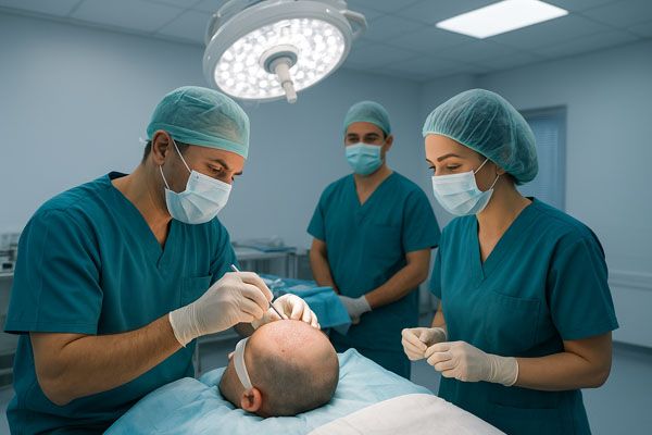Sala operatoria moderna per trapianto capelli in Turchia tecnica FUE - Clinica trapianto capelli in Turchia FUE
