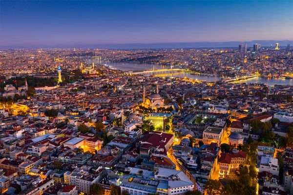 vista aerea di Istanbul - Trapianto di capelli in Turchia