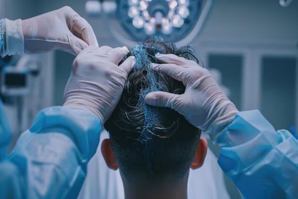 uomo sottoposto a trapianto di capelli in ospedale - migliori cliniche trapianto capelli Italia