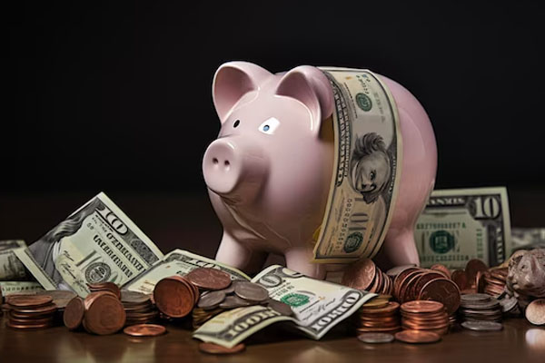 salvadanaio-circondato-da-monete-e-banconote