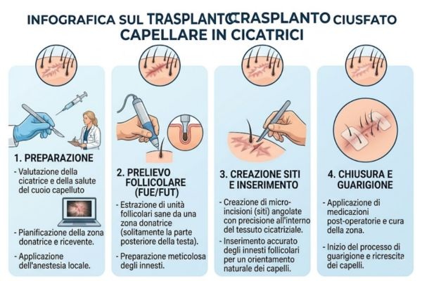 Risultati reali: la cicatrice nel processo di guarigione