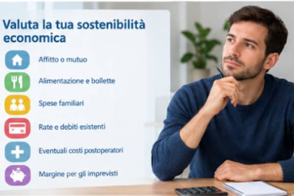 lista di controllo con i principali aspeti da verificare un financiamento per un trapianto di capelli
